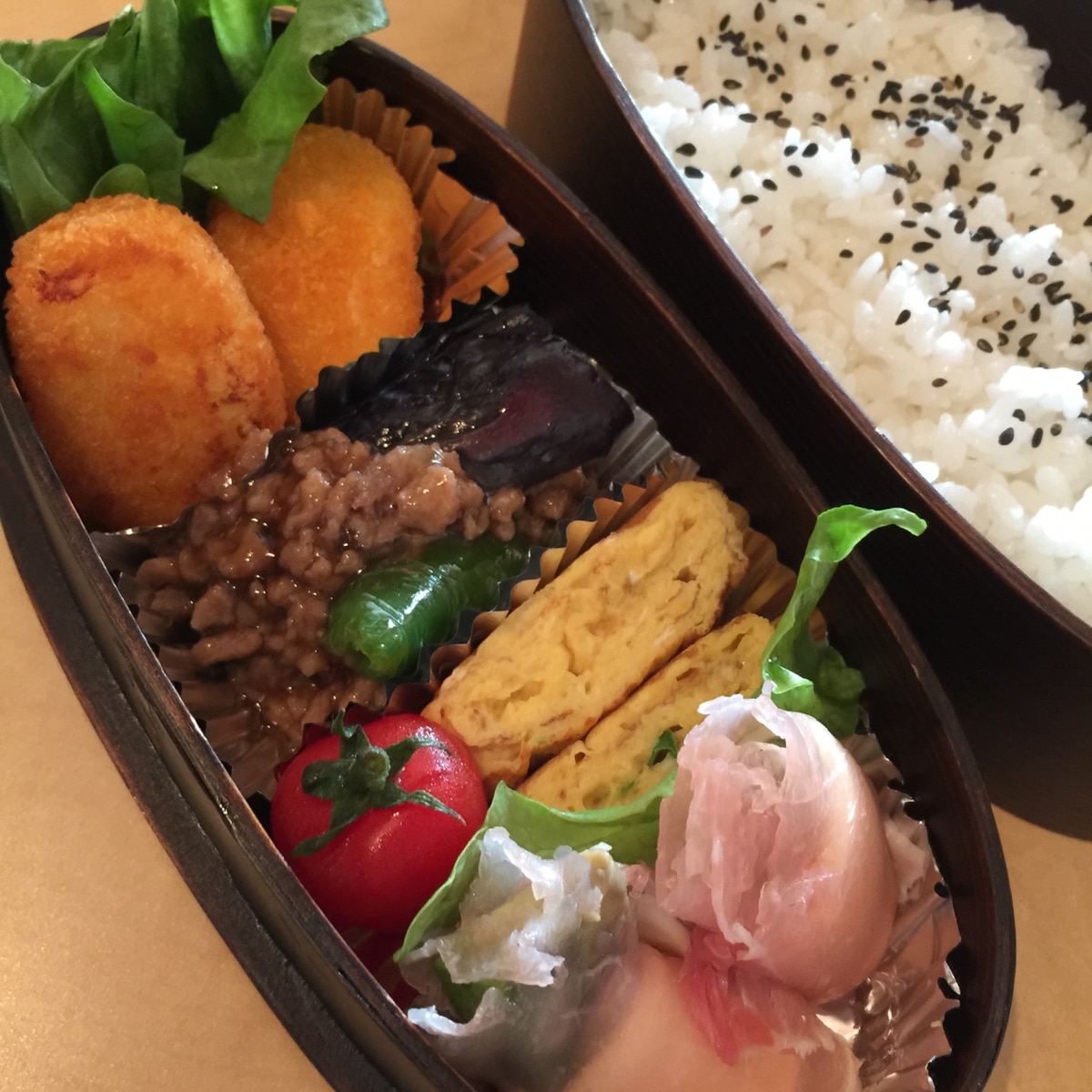 今日のパパのお弁当 コロッケ弁当 レシピ 作り方 By こたなれ 楽天レシピ 今日のパパのお弁当 コロッケ弁当 レシピ 作り方 By こたなれ 楽天レシピ